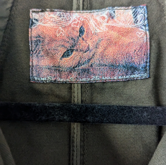 Green Army Shacket - Picture 2 of 3